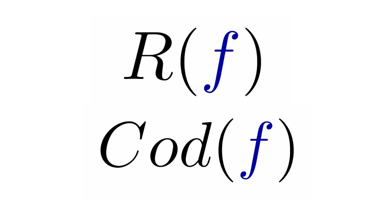 &iquest;Qu&eacute; Es el RANGO y CODOMINIO de una Funci&oacute;n? ▶▷ Explicaci&oacute;n con ANIMACIONES