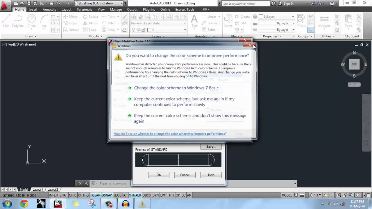 Multiline, multiline style and multiline edit commands of Autocad