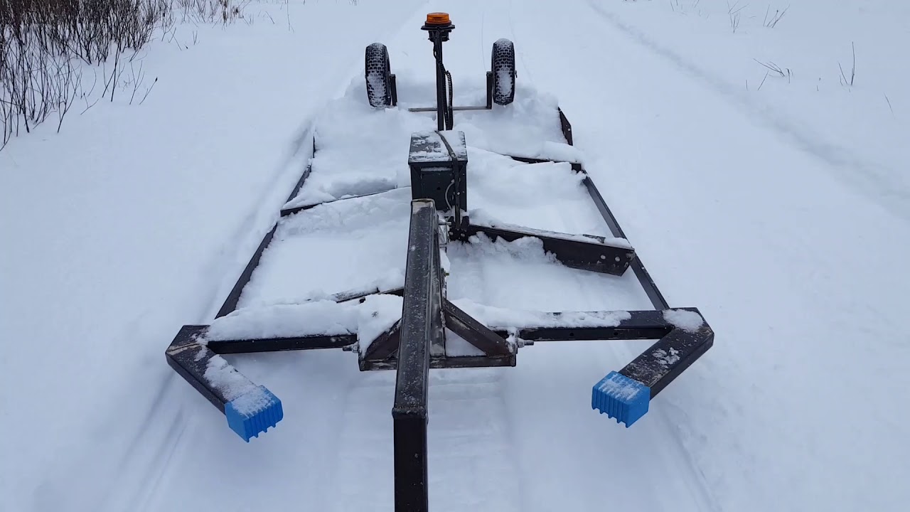4' x 9' Snow Groomer - Test Runs 4