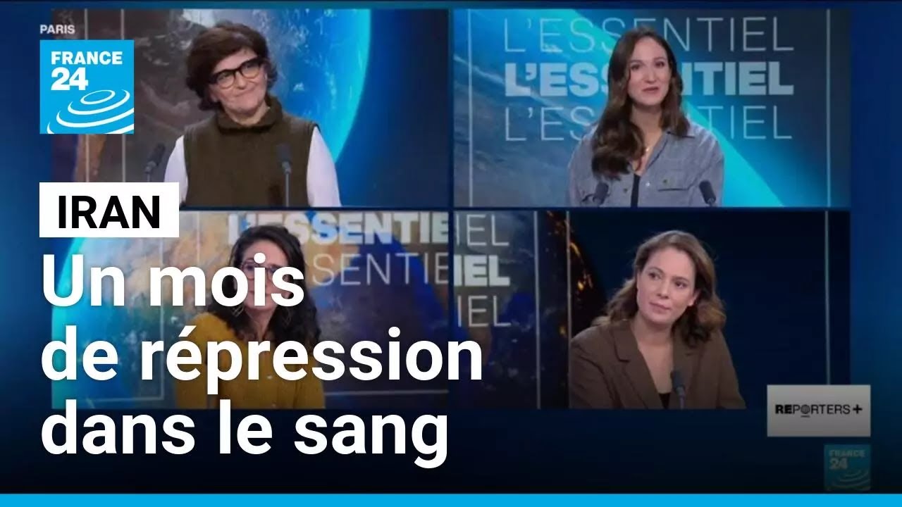 Iran, un mois de manifestations et de répression dans le sang raconté en images • FRANCE 24