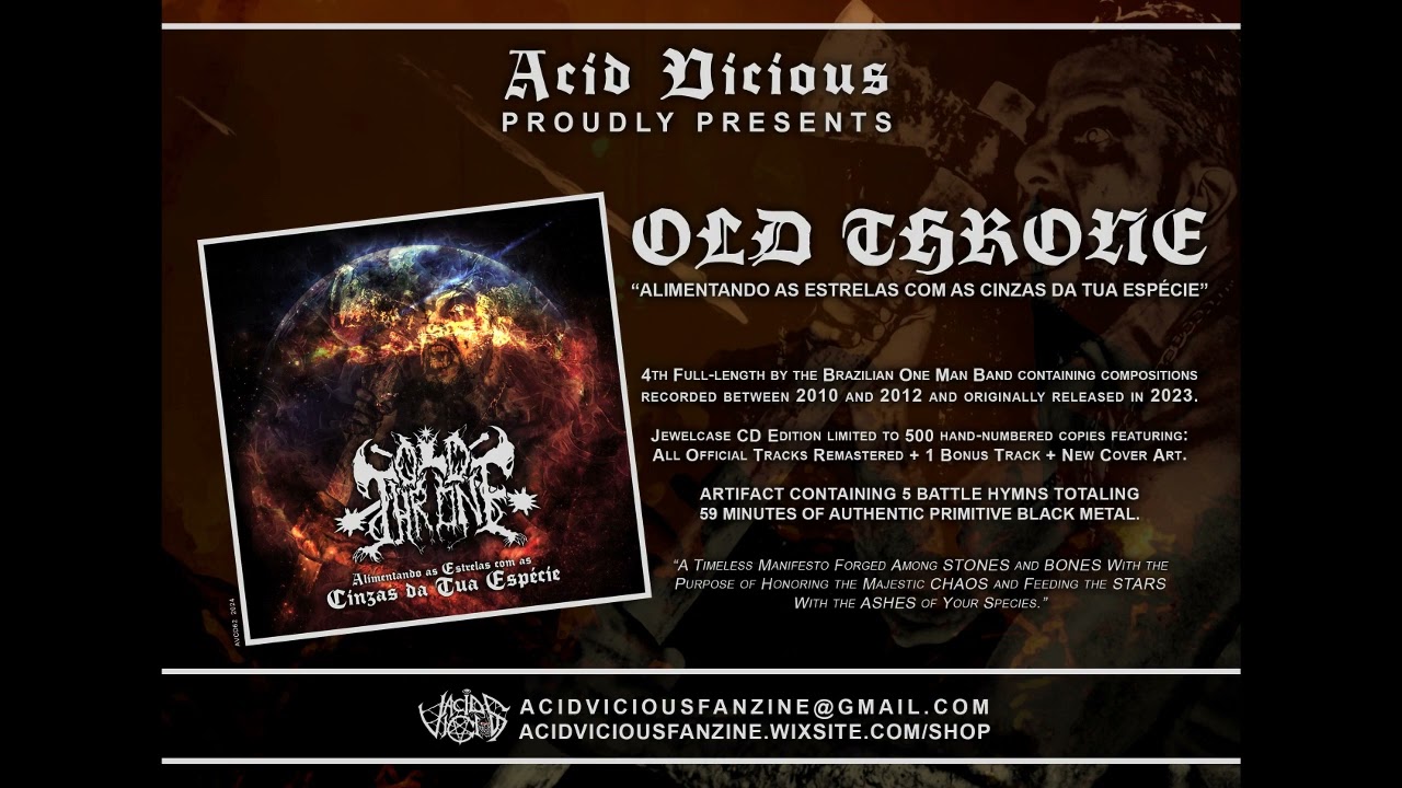 OLD THRONE - Honra, Fogo e Vitória - Remast 2024
