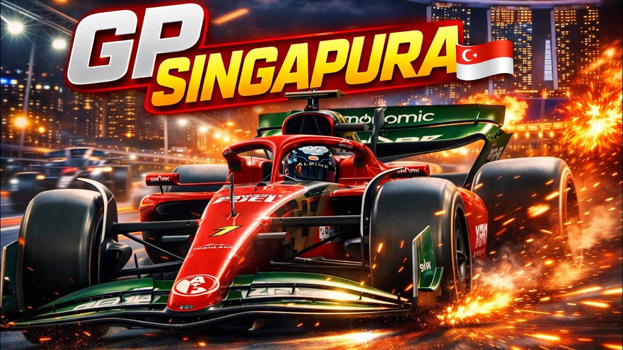 QUE CORRIDA EM SINGAPURA!! 🇸🇬🔥 | My Team F1 25