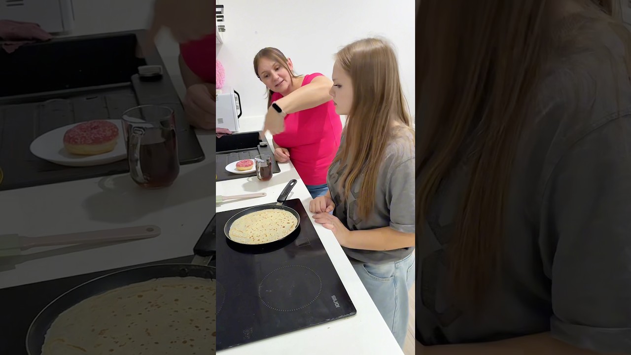 Daughter&rsquo;s Cooking Show &mdash; Mom&rsquo;s in Awe! 🤣 #funnyshorts #humor #funny