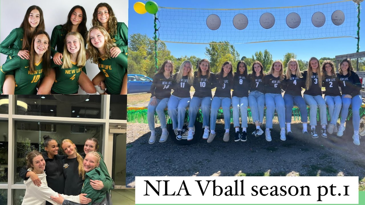 NLA Vball regular season! 💚💛