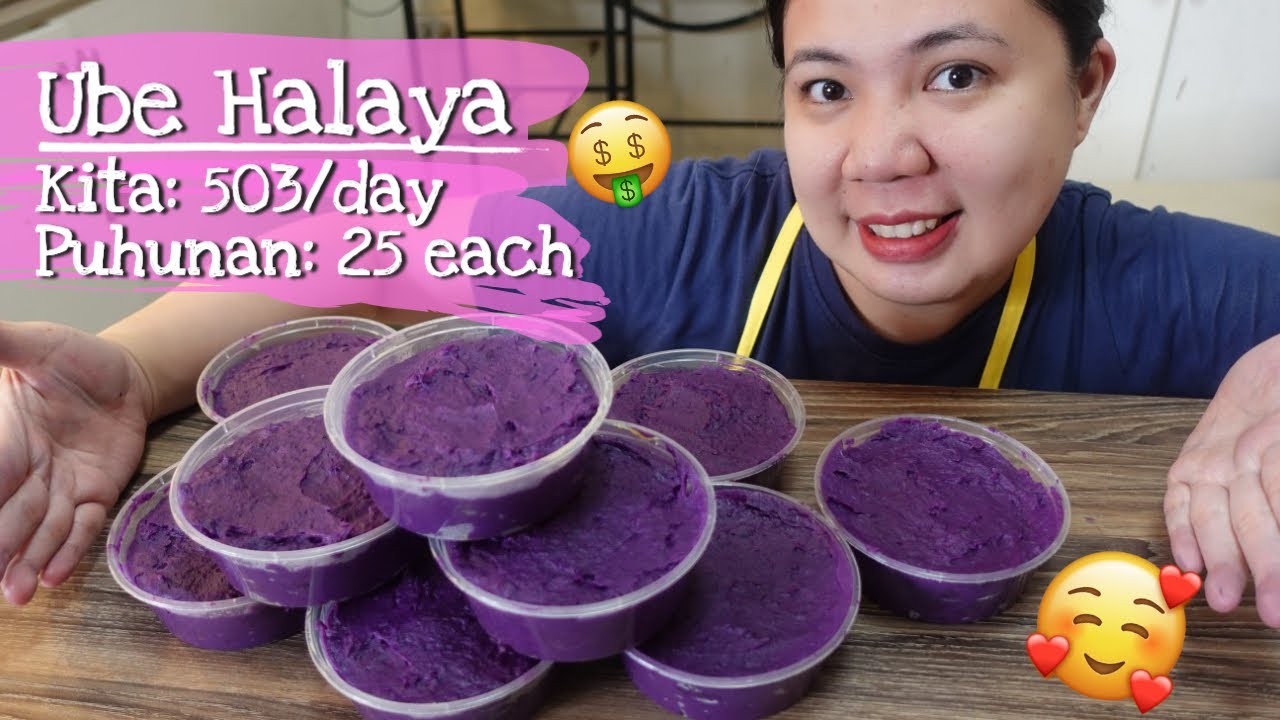UBE HALAYA Recipe for Business with Costing, 25 Pesos lang isa!