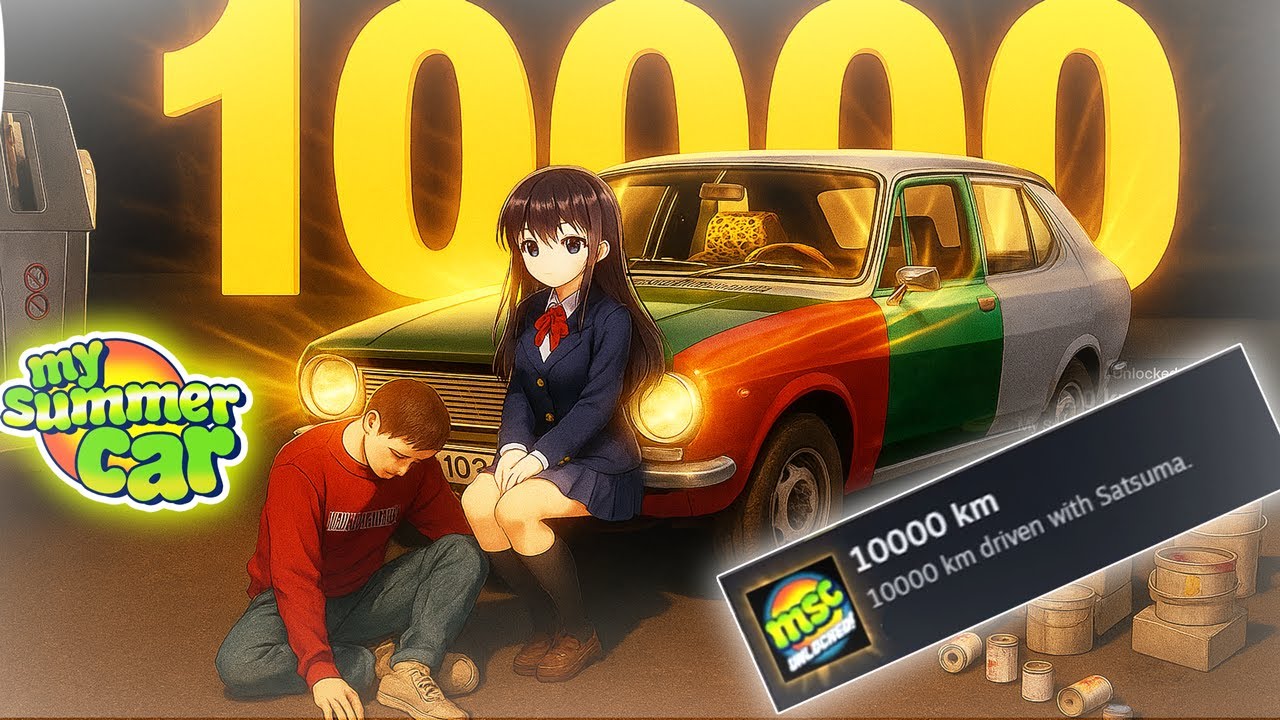 Я ПРОЕХАЛ 10000 КМ В MY SUMMER CAR
