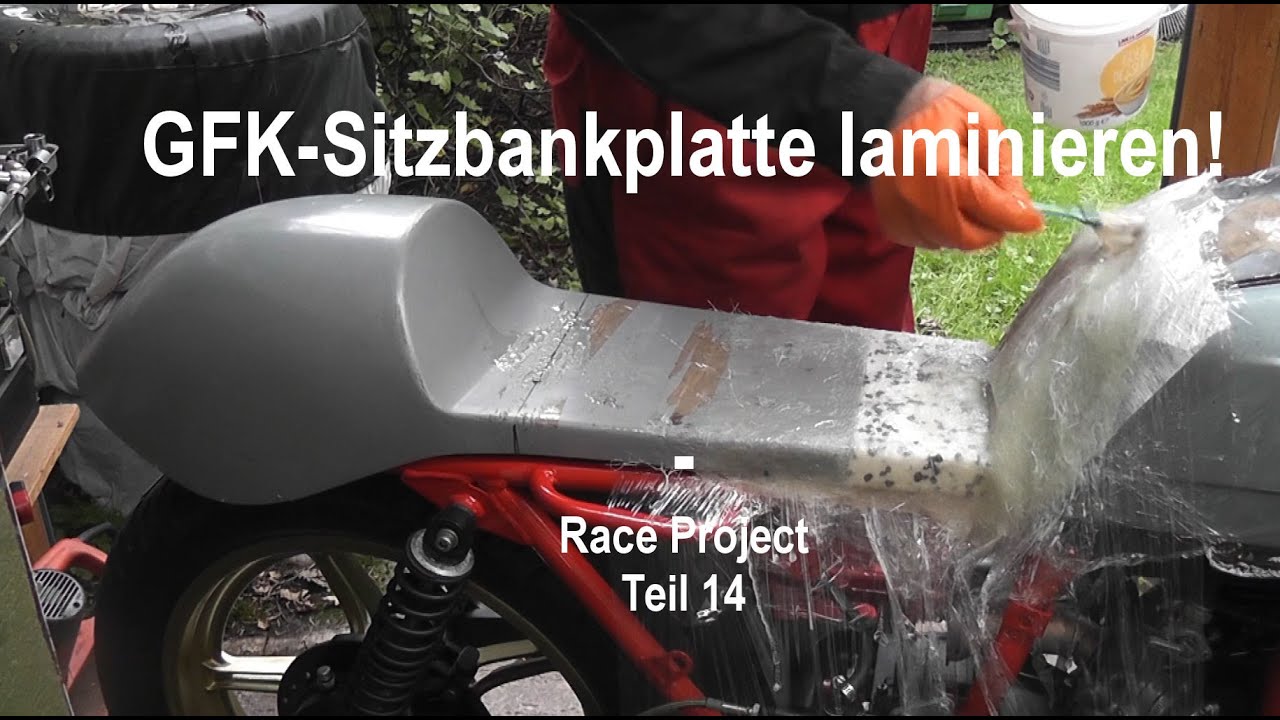 Sitzbankplatte laminieren (Race Project - Teil 14)