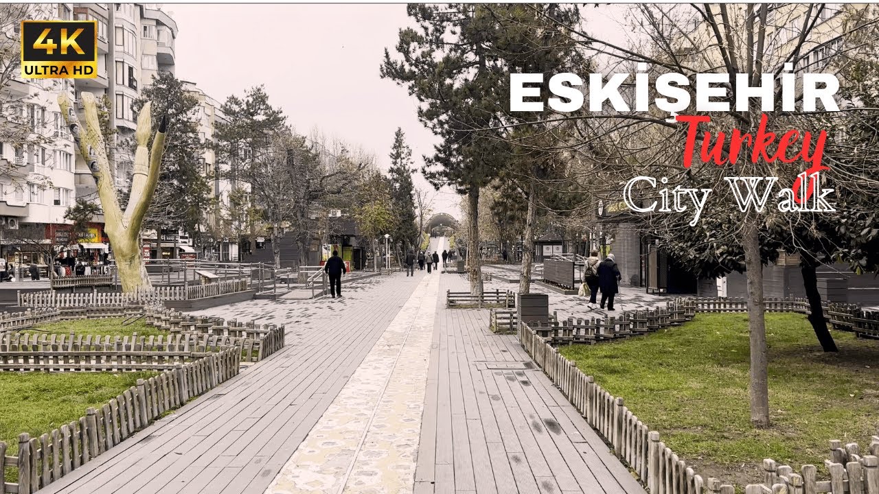 Eskişehir Hamamyolu Walking Tour | City Walk in Turkey | 4K
