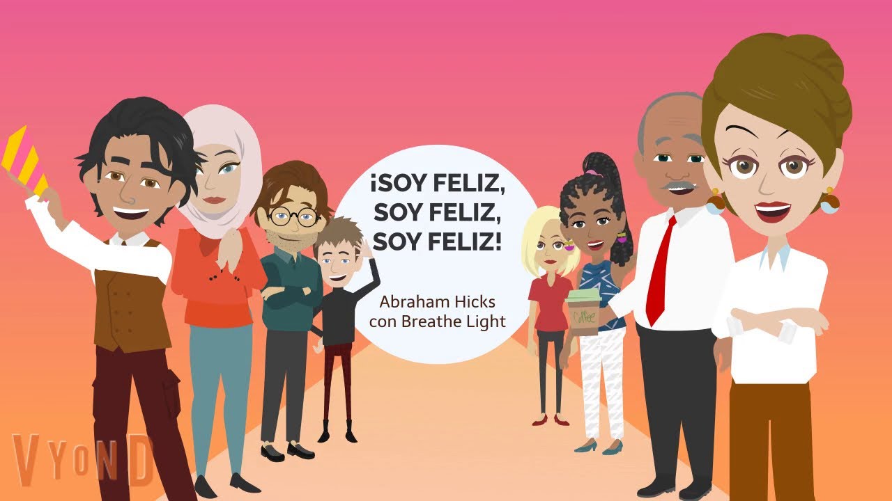 ¡Soy feliz, soy feliz, soy feliz! 🙌- Abraham Hicks en Español con Breathe Light 💚