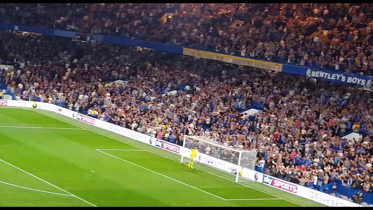 Chelsea vs West ham 2016/17 (East stand upper) 2-1 ALL GOALS HD