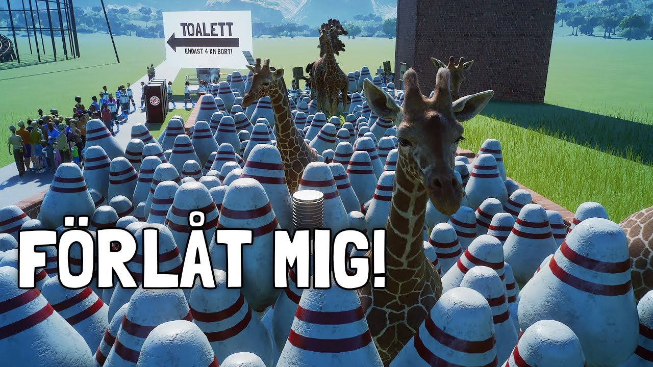 Jag Byggde Ett Sjukt Zoo Där Mina Djur Måste Slåss Mot Varandra - Planet Zoo