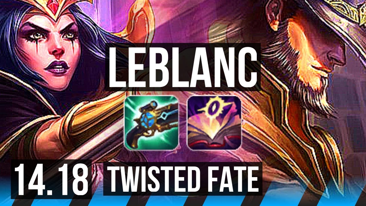 LEBLANC vs TWISTED FATE (MID) | 69% winrate, 6/1/4 | EUW Master | 14.18