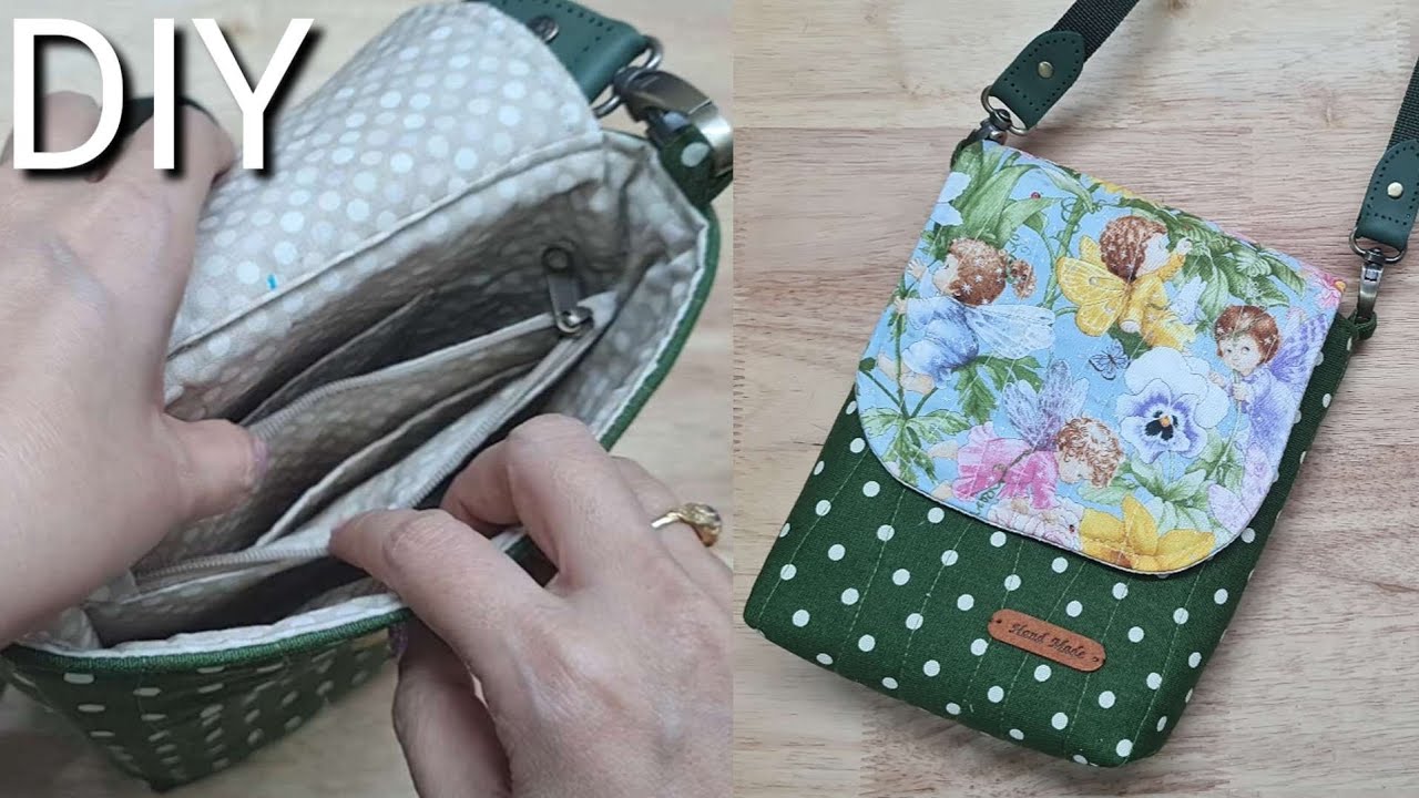 EP196 : DIY Faries Crossbody bag Easy sewing tutorial