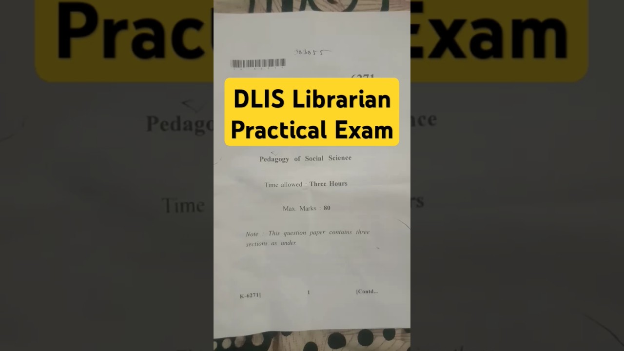 DLIS Diploma in Library Science #dlis #vmoukotanewsexam #vmouonline #library