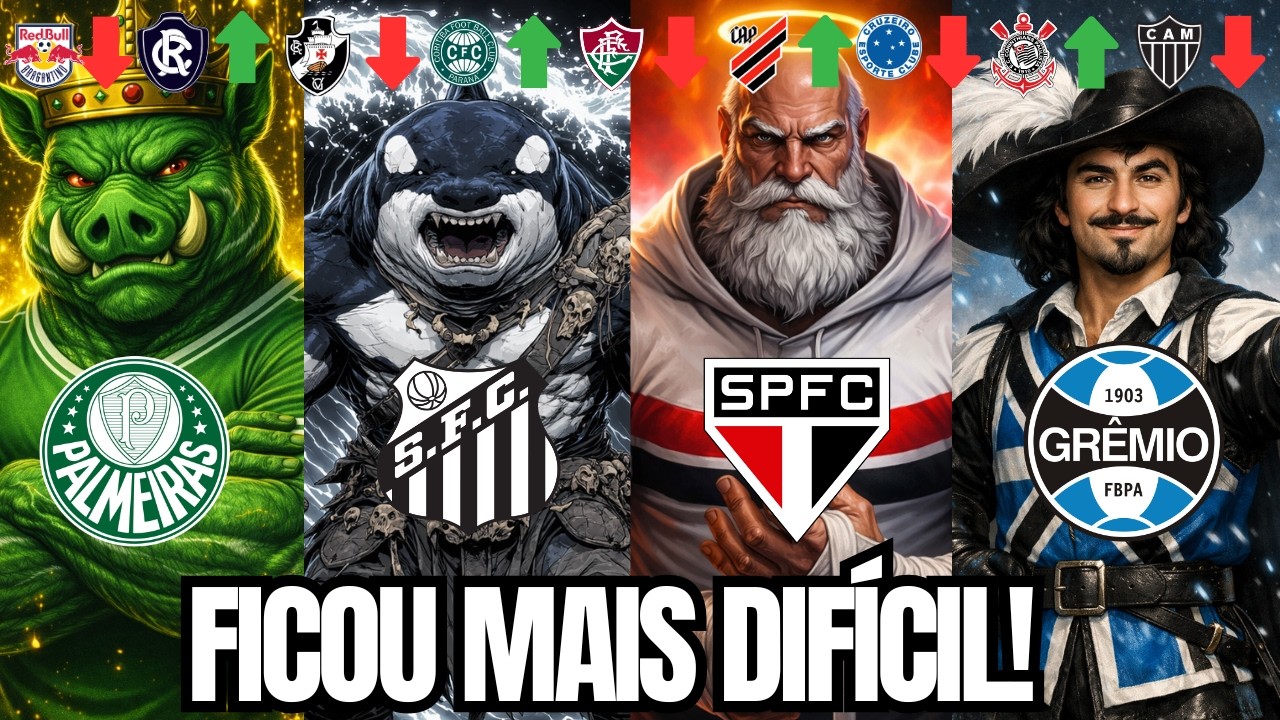 NEYMAR DESTRUIU O VASCO! FICOU MAIS DIFÍCIL ESCAPAR DO REBAIXAMENTO PRA REMO E CORITIBA!