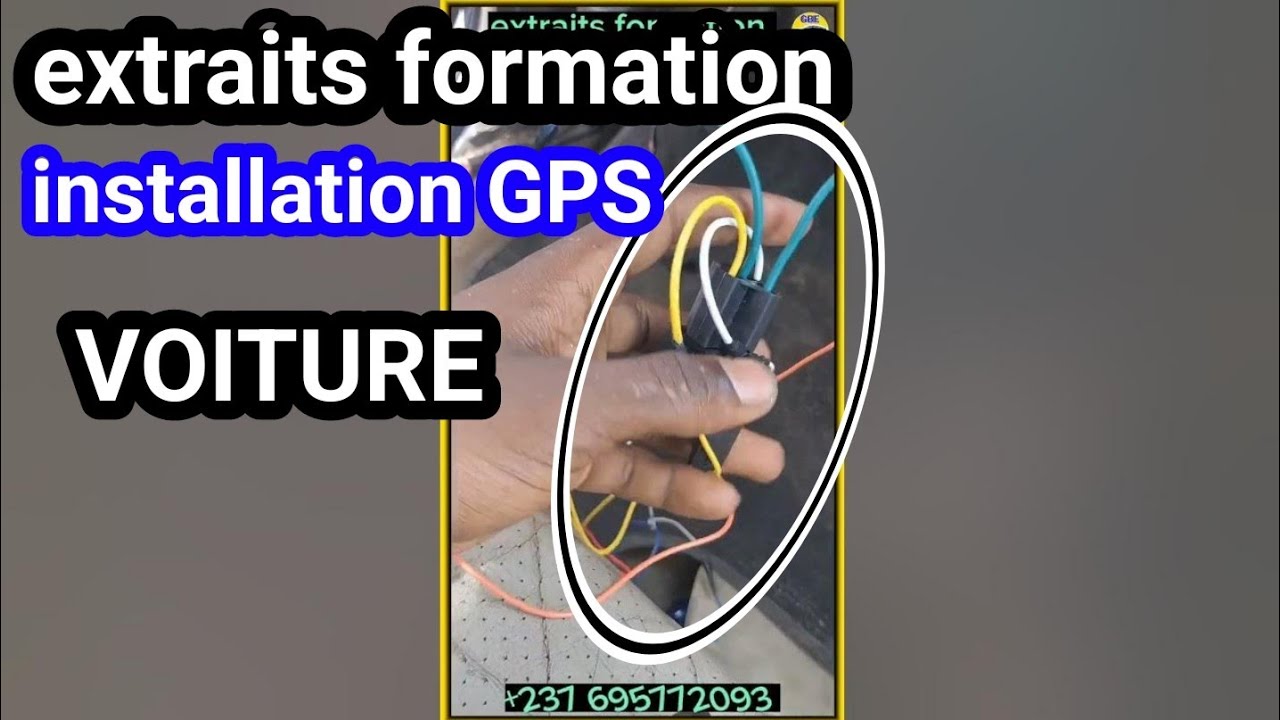 extraits d'une de nos formation : sur l'installation du syst&egrave;me GPS des voitures