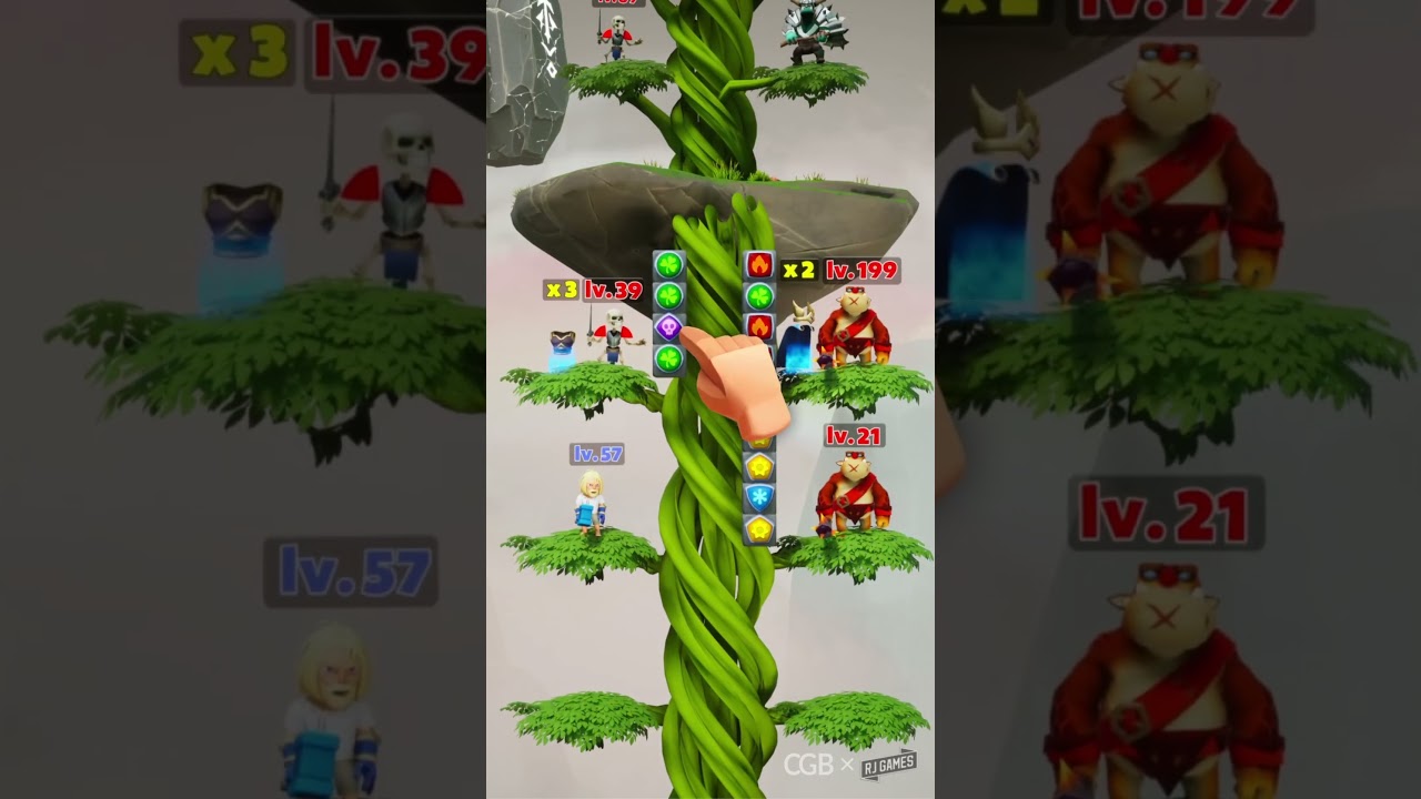 Mobile Game Ad &mdash; PBR: Tree Choices