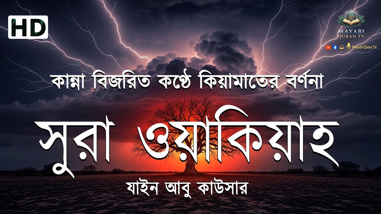 সূরা ওয়াকিয়াহ এর আবেগময় তিলাওয়াত । Surah Waqiah Recited by Zain Abu Kautsar - Mayabi Quran TV