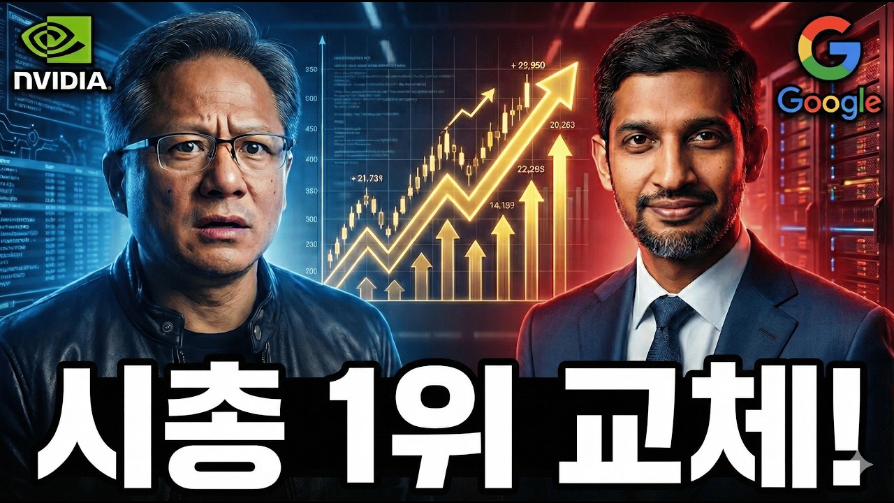 엔비디아 팔고 구글 살까? 시총 1위 역전으로 돈 버는 '자본의 대이동' 총정리