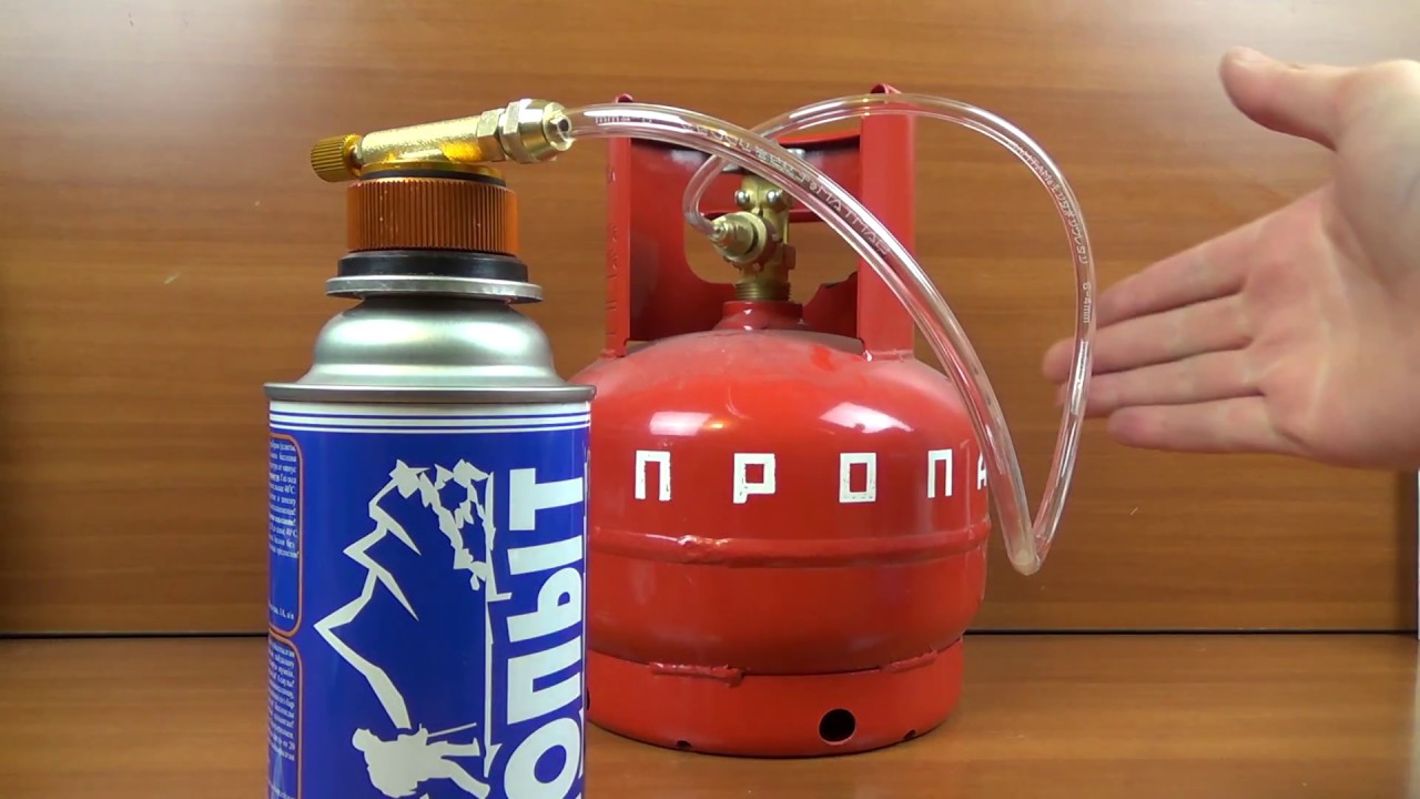 Заправка туристических газовых баллонов Инструкция
