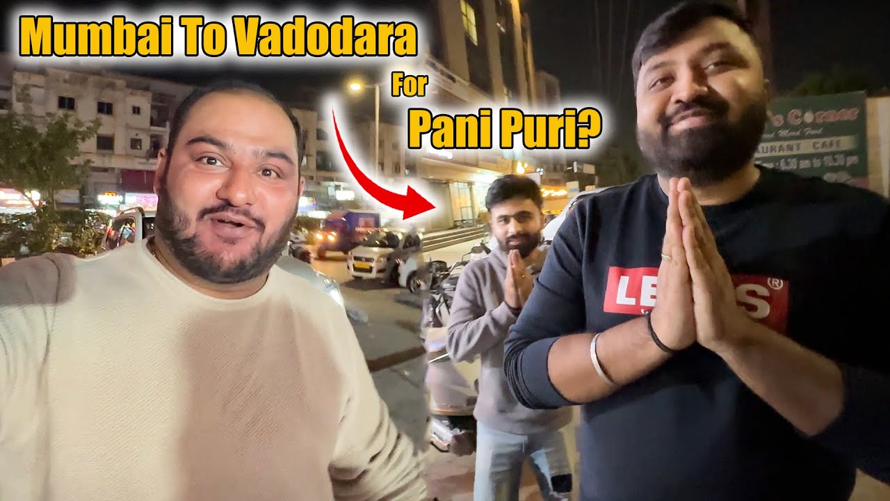 Mumbai Se Vadodara Aa Kar Liye Pani Puri Aur Cold Coco Ke Maze 😋