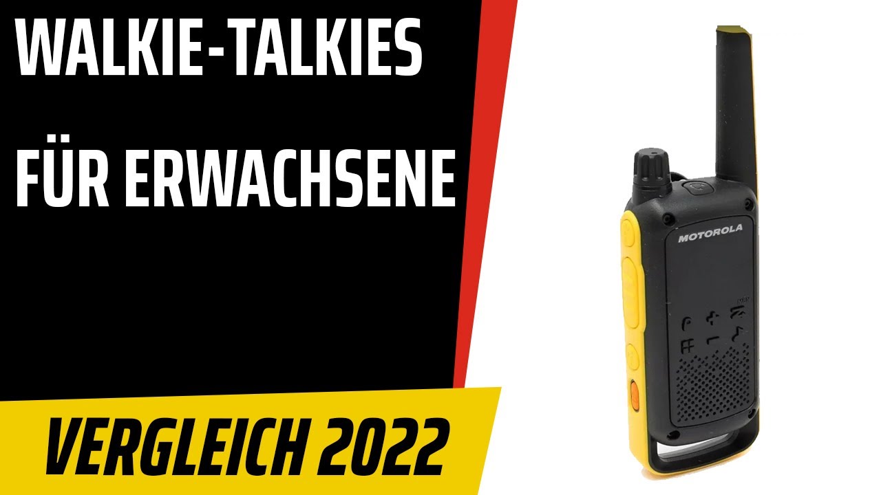 TOP&ndash;7. Die besten Walkie-Talkies f&uuml;r Erwachsene [Funkger&auml;t]. Test & Vergleich 2023 | Deutsch