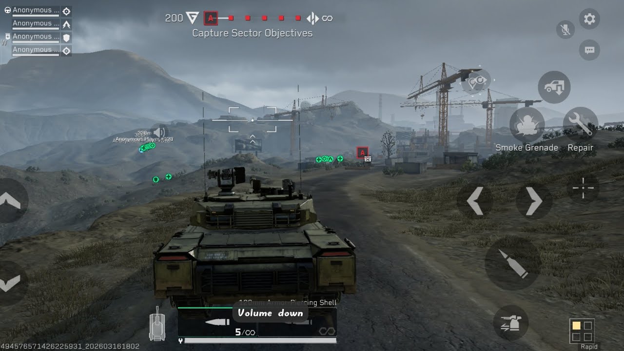 DELETE FROCE Mobile tank game full ULTRA GRAPHICS POCO F7 realistic graphic 