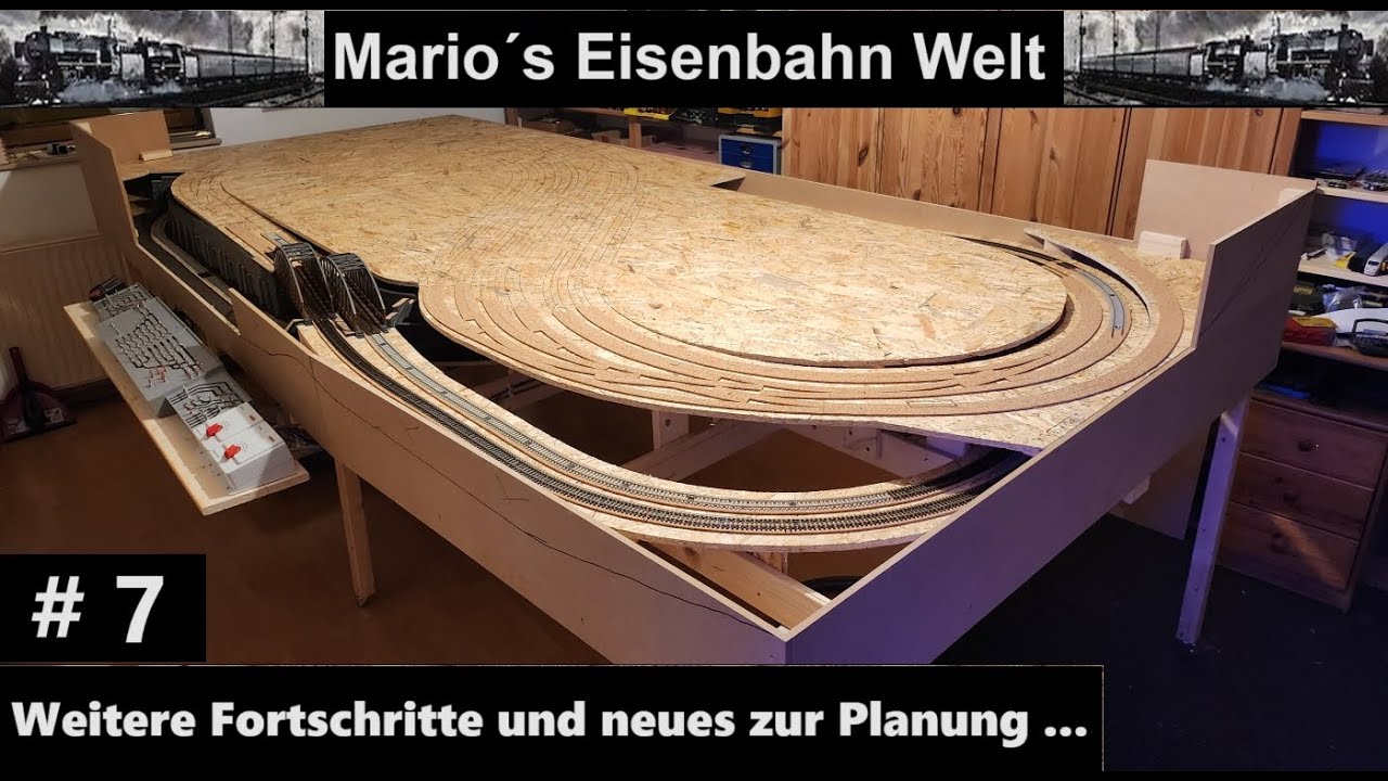 (7) Weitere Fortschritte und neues zur Planung ... H0 Anlage / Mario´s Eisenbahn Welt