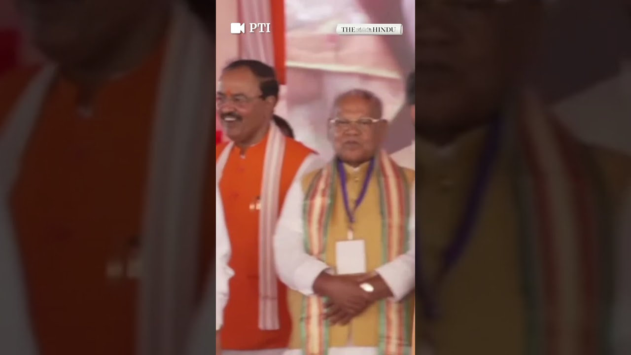 NDA CMs and union cabinet ministers participate in Suvendu Adhikari's oath taking ceremony