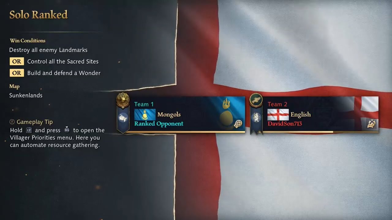 Do Not Mess with The English Dark Age | English vs. the Mongols on Controller (Ranked)