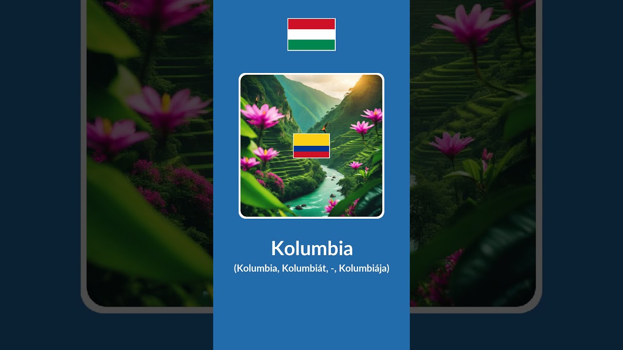 American Countries in Hungarian #learnhungarian