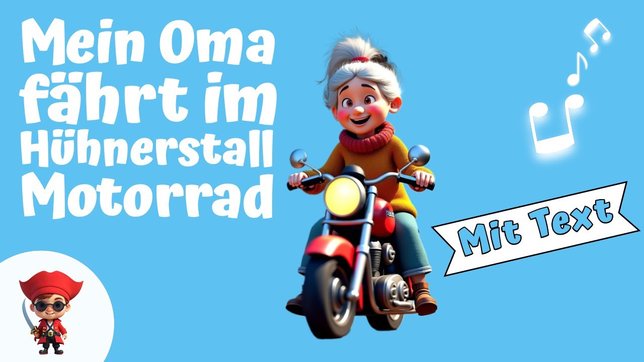 Meine Oma fährt im Hühnerstall Motorrad - Kinderlieder zum Mitsingen | Tonpiraten