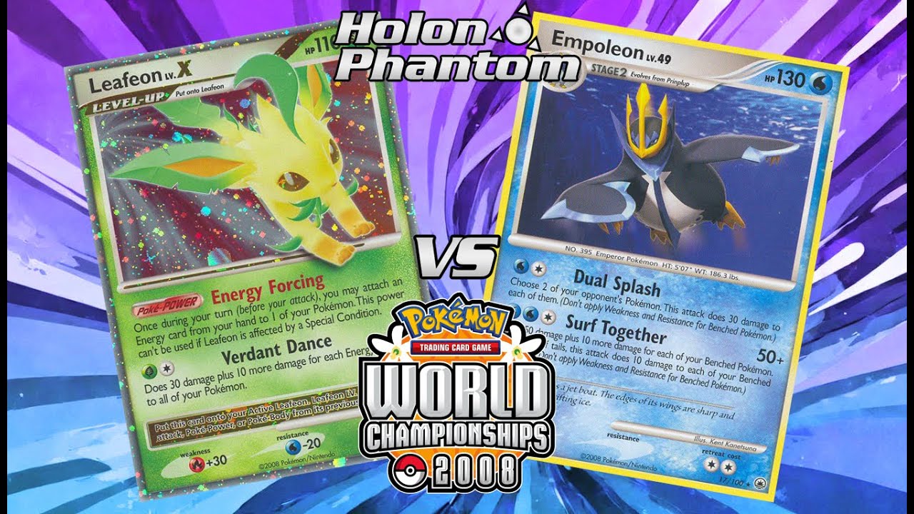 Retro Format 2008 Pokemon TCG Battle! Leafeon/Magmortar Vs Empoleon!