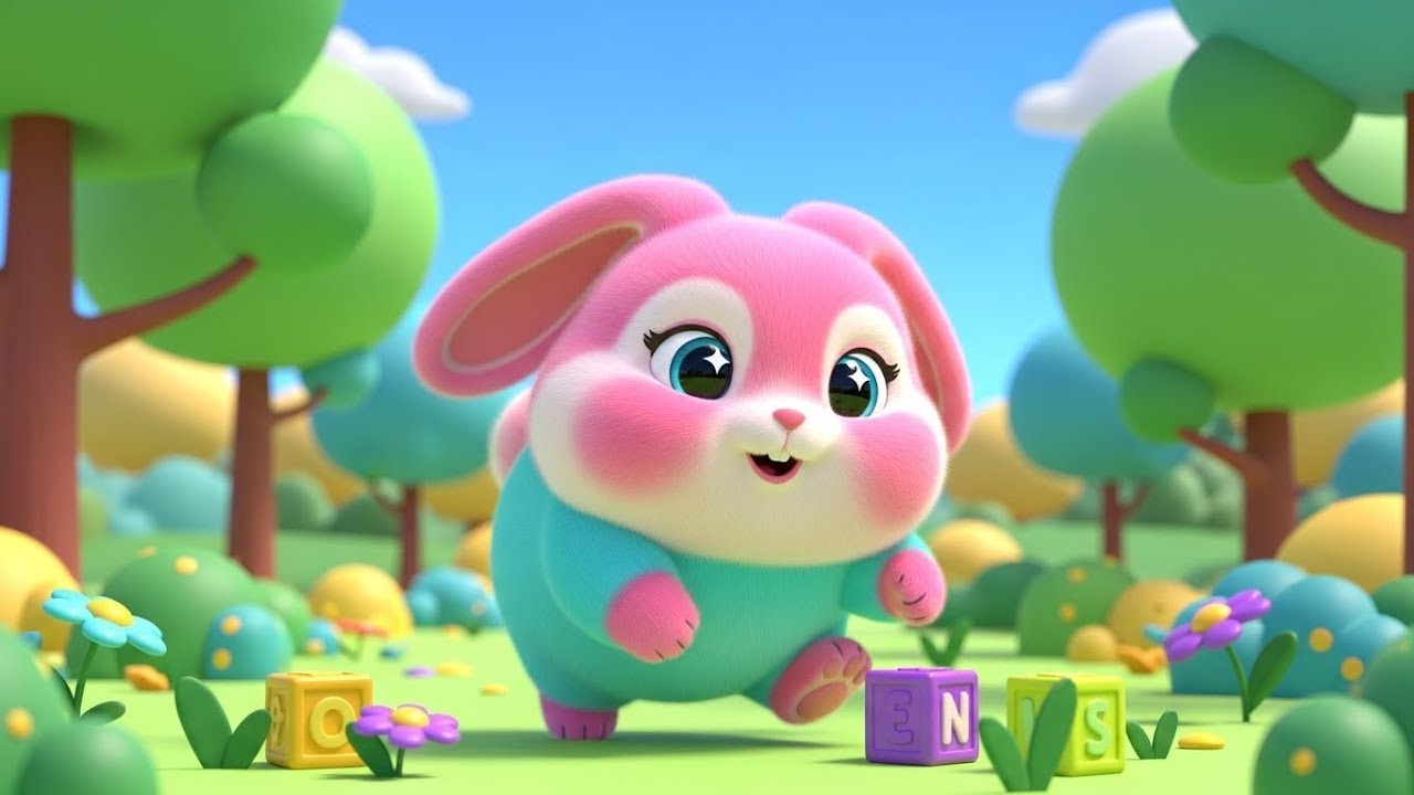 Hop Hop Bunny Finds Letters Hidden Around the Park | ABC Kids Learning Story