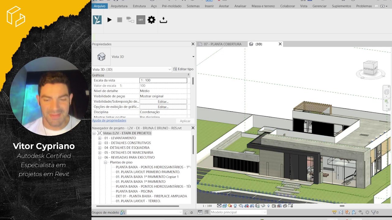 Otimização no Revit para o Lumion