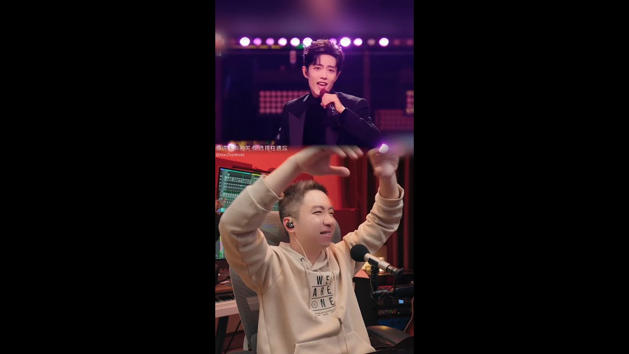 🎧 Xiao Zhan — «Go Ahead» + «Just Dance» | Dragon TV New Year’s Eve Gala | Reaction by 双簧Damn