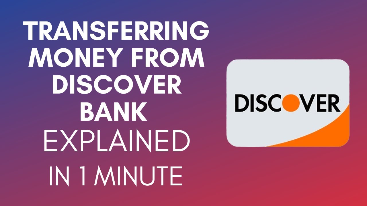 How To Transfer Money From Discover Bank (2025)
