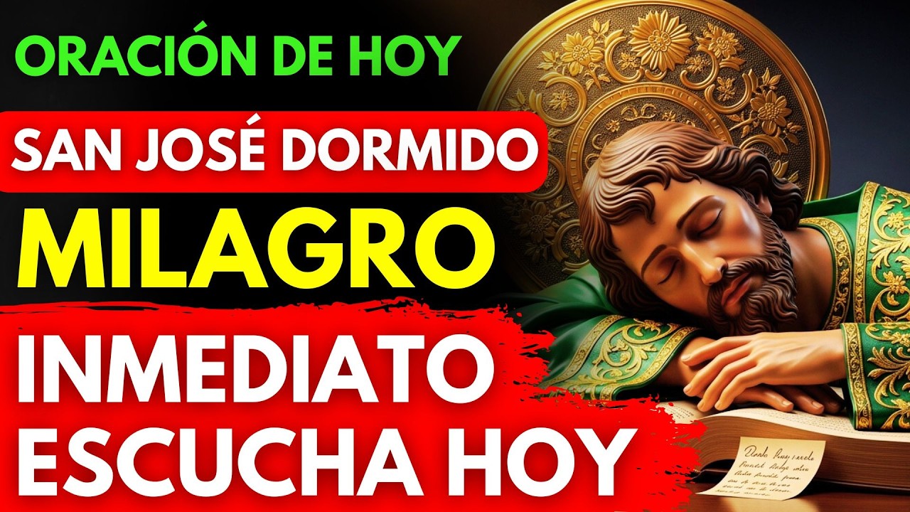 Milagro en minutos con San José Dormido | Oración de urgencia que NO FALLA
