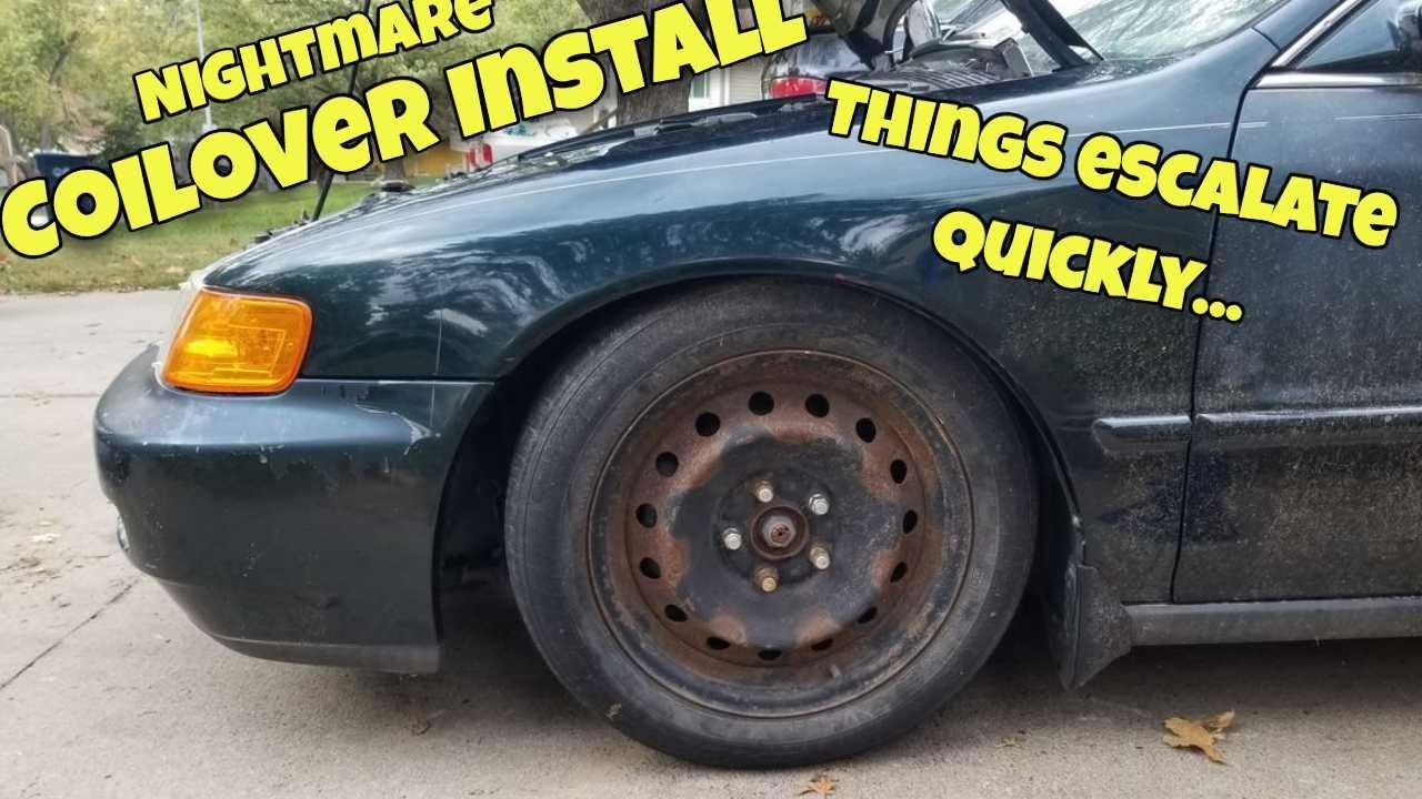 | CD5 Honda Accord Turbo Build | - Coilover Install Nightmare! (Ep-2)