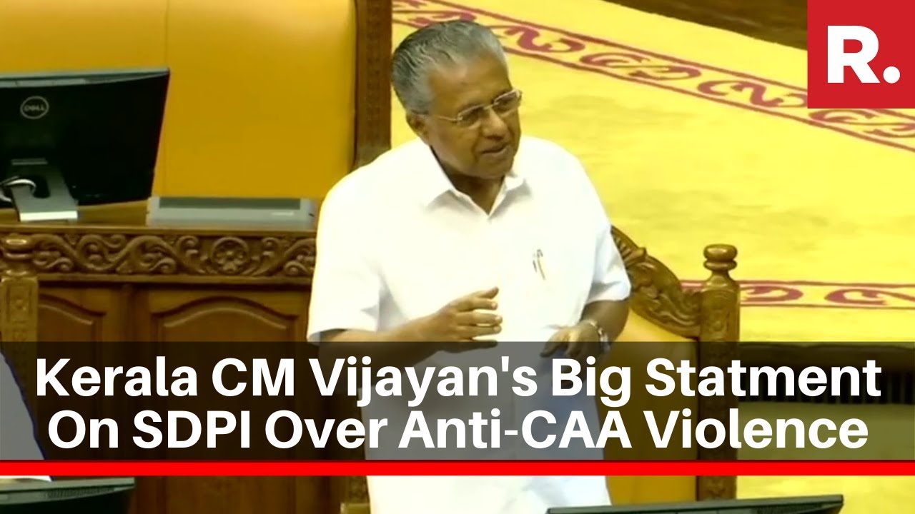 'SDPI Creating Unrest Using Anti-CAA Protest': Kerala CM Pinarayi Vijayan's Big Statement