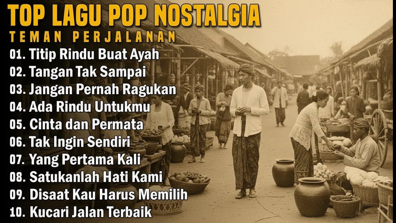 KOLEKSI LAGU LAWAS INDONESIA TERPOPULER | NOSTALGIA POP ERA 80 – 90AN