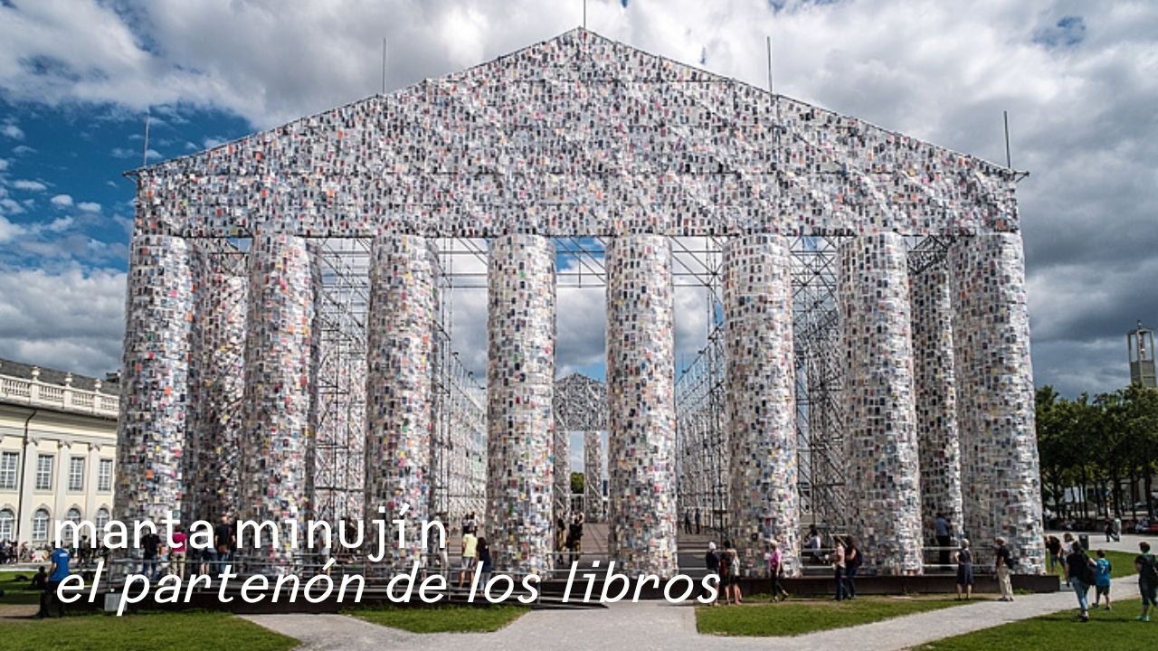 Installation|  Marta Minujín: El partenón de los libros en Documenta 14, 2017