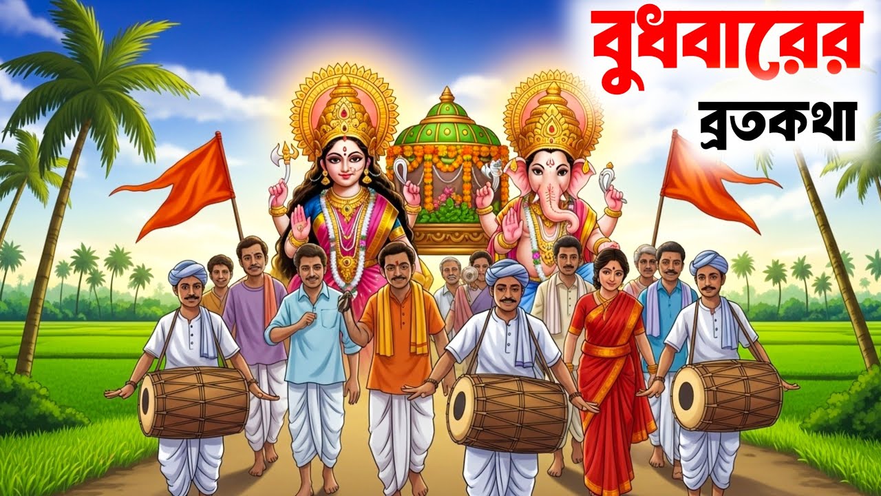 বুধবারের ব্রতকথা শুনলে দূর হয় সব বাধা | Budhwar Vrat Katha | Bhakti Story Bangla |