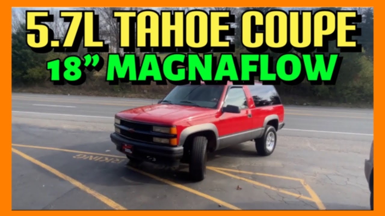 1998 Chevy Tahoe 2 DOOR COUPE 5.7L V8 TRUE DUAL EXHAUST w/ 18
