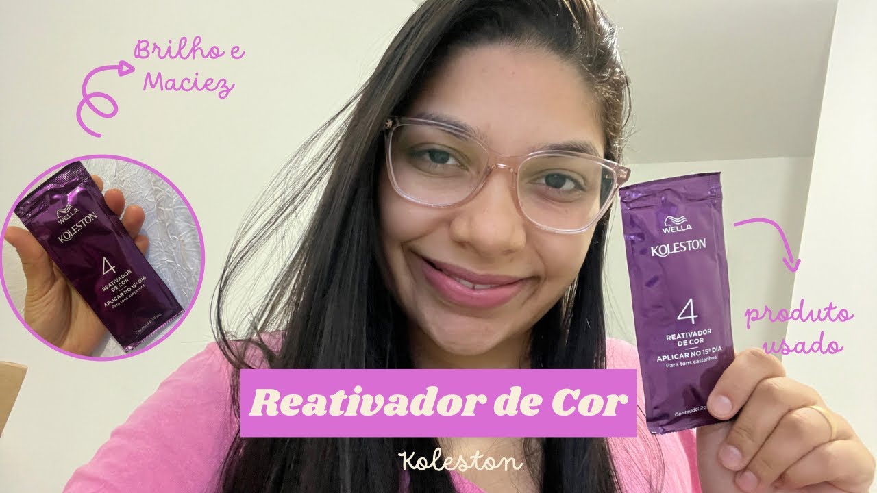 TESTEI O REATIVADOR DE COR COM PIGMENTO DA KOLESTON | Cabelos com brilho e cor viva