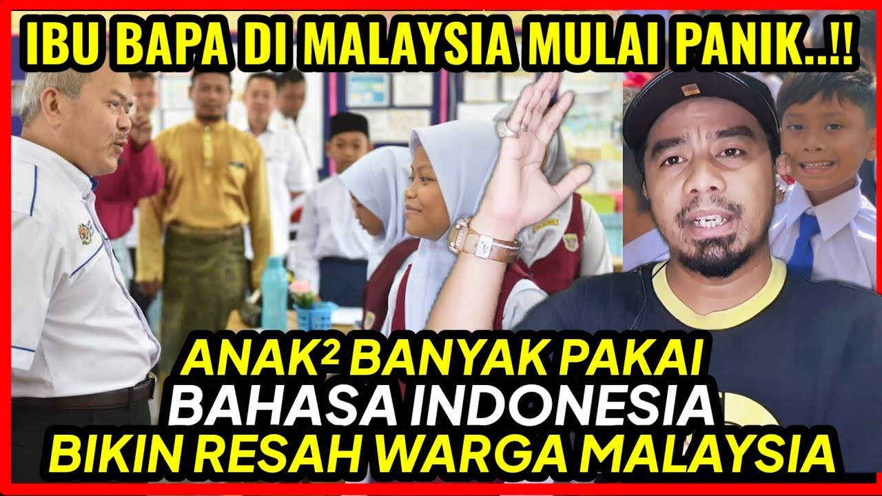 MALAYSIA PANIK!! ANAK-ANAK WARGANYA LEBIH SUKA BAHASA INDONESIA. 🇲🇾 Reaction