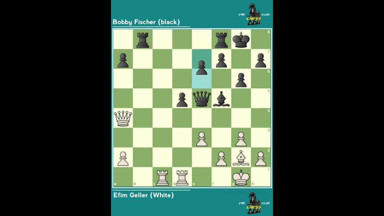 Efim Geller vs Bobby Fischer ◉ Interzonal  Tournament | Palma de Majorca - Spain, 1970.