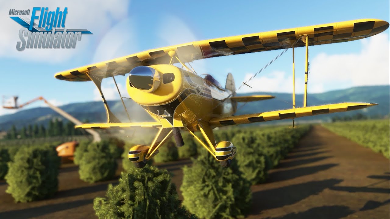 Microsoft Flight Simulator | Crop Dusting A Berry Farm