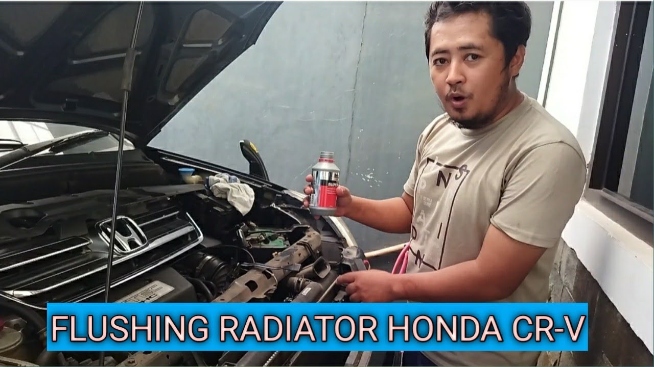 FLUSHING RADIATOR HONDA CR-V GEN 2 TH 2005 || penyebab air radiator berkurang