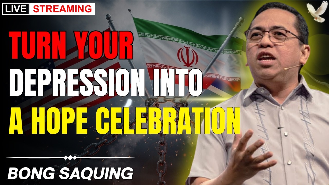 Turn Your Depression Into Hope Celebration | Bong Saquing Sermon